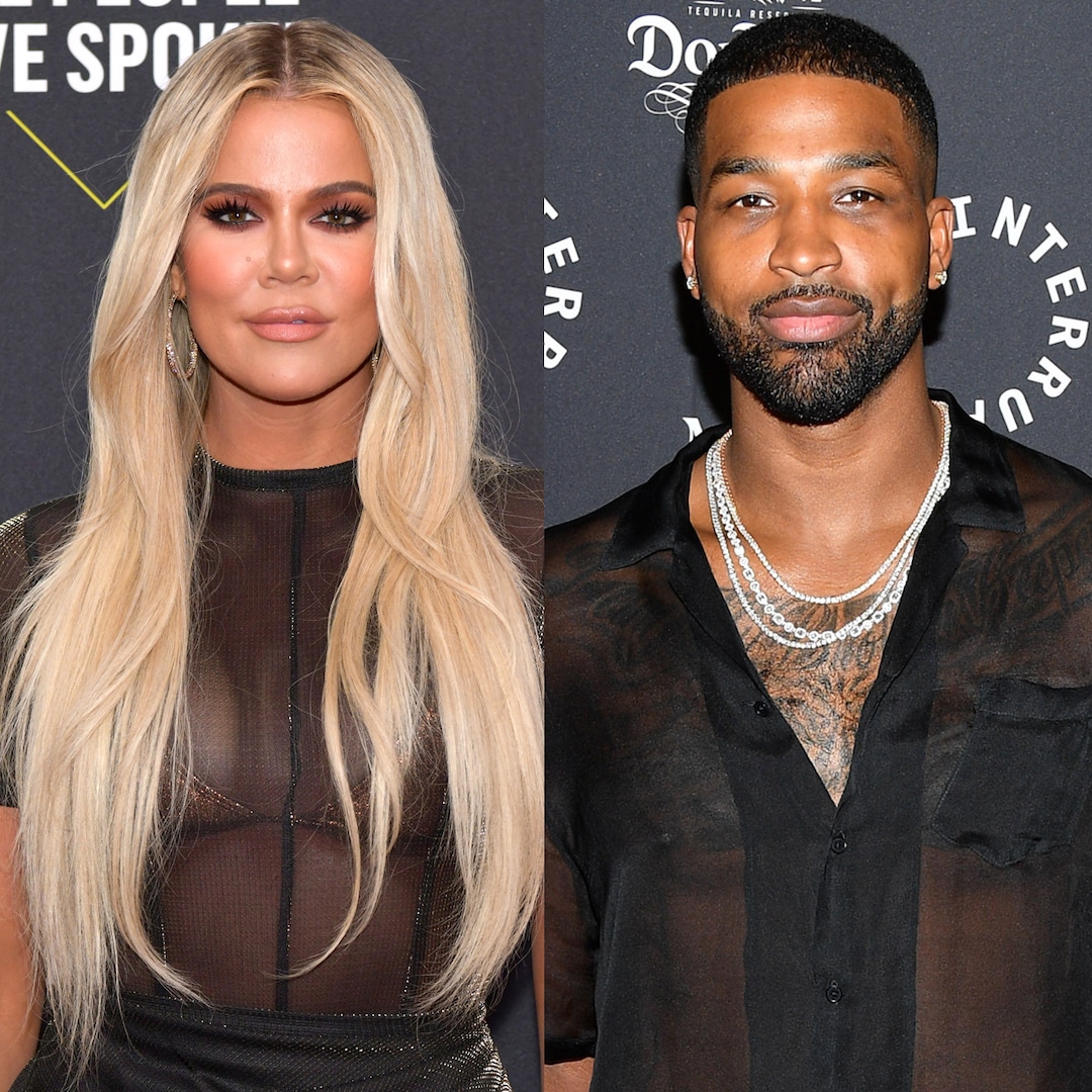 Tristan Thompson Spotted With Khloe Kardashian & True at Family Party